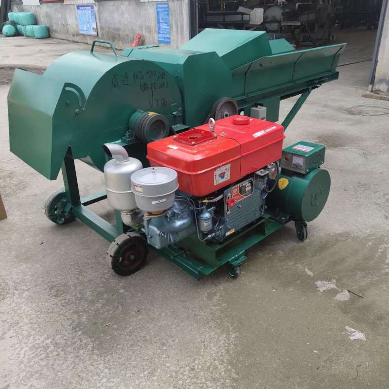 固定式青储粉碎揉丝机秸秆揉丝机隆丰直销