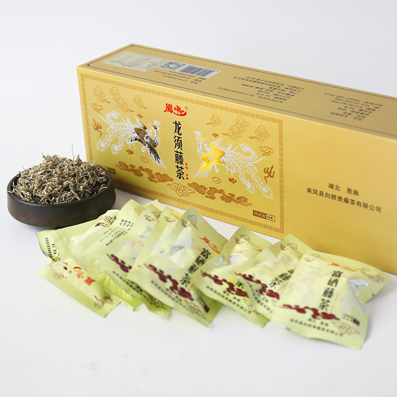 来凤县凤鸣特级龙须藤茶礼盒装富硒恩施特产养生保健霉茶叶