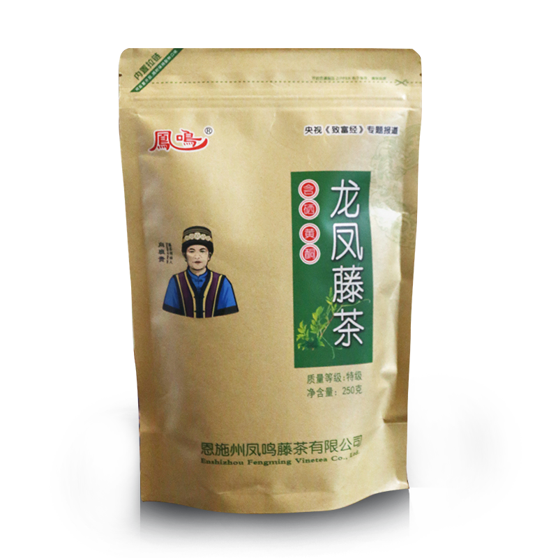 来凤县凤鸣龙凤藤茶250ｇ富硒恩施特产正品养生保健霉茶叶