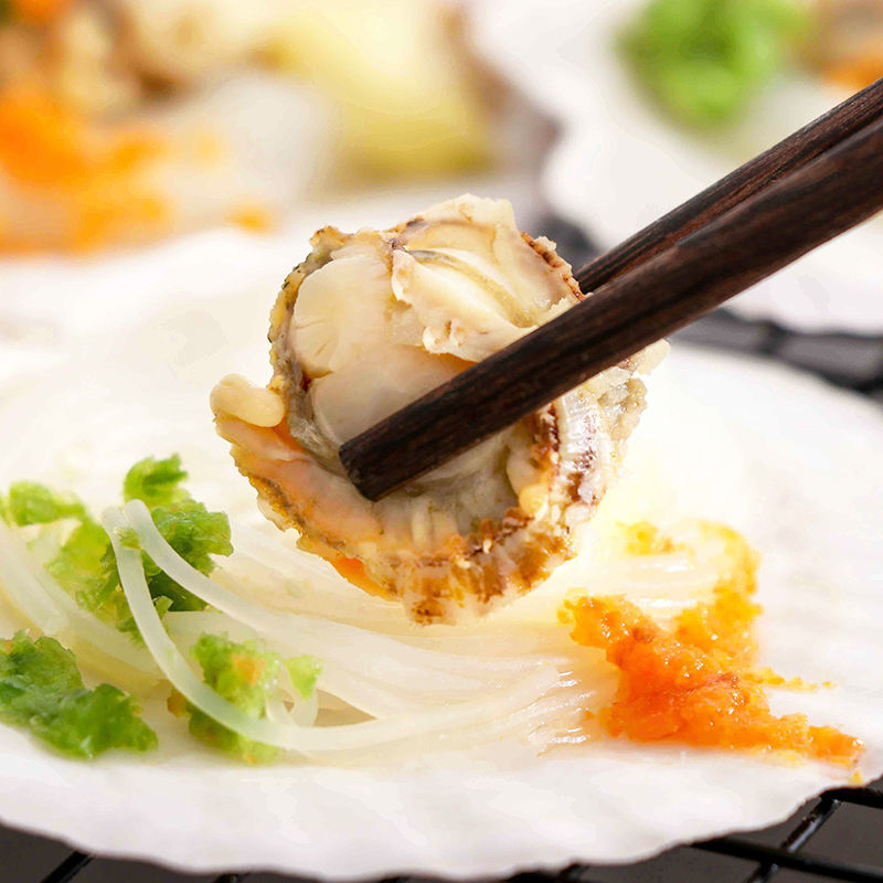 包邮蒜蓉粉丝扇贝过节送礼品网红烤蒸扇贝夏夷贝即食海鲜