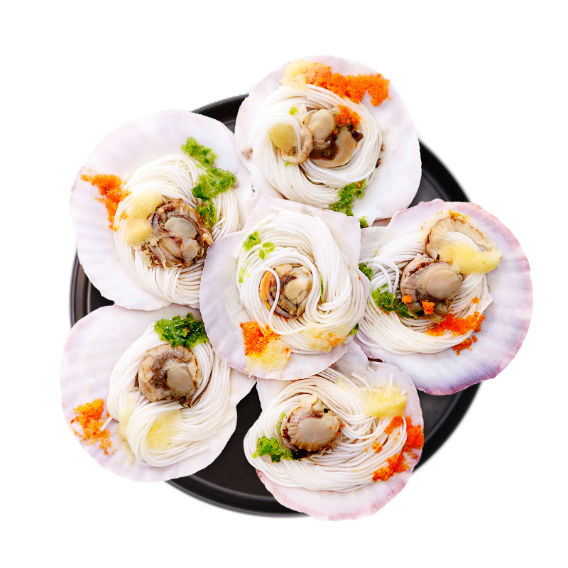 包邮蒜蓉粉丝扇贝过节送礼品网红烤蒸扇贝夏夷贝即食海鲜