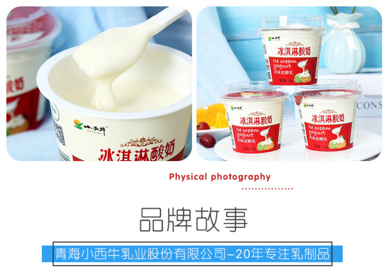 小西牛冰淇淋酸奶青海老酸奶风味发酵乳高原特色酸奶