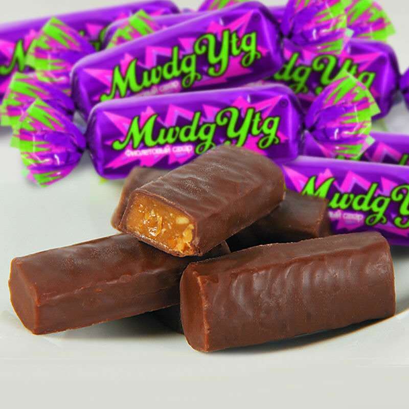 紫皮糖休闲零食婚庆喜糖糖果巧克力夹心糖果批发