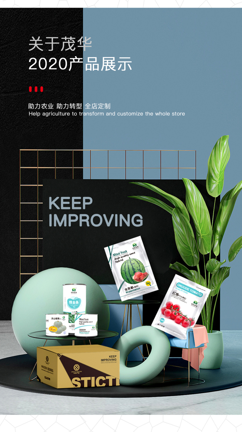 中科茂华懒汉至尊宝西瓜种子免整枝免打叉耐低温不空心不起棱