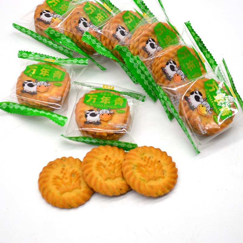 万年青无加蔗糖香葱饼干低脂卡粗粮饱腹代餐压缩零食