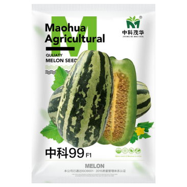 中科茂华瓜果种子中科90-99甜瓜种子花皮绿肉橘瓤薄皮