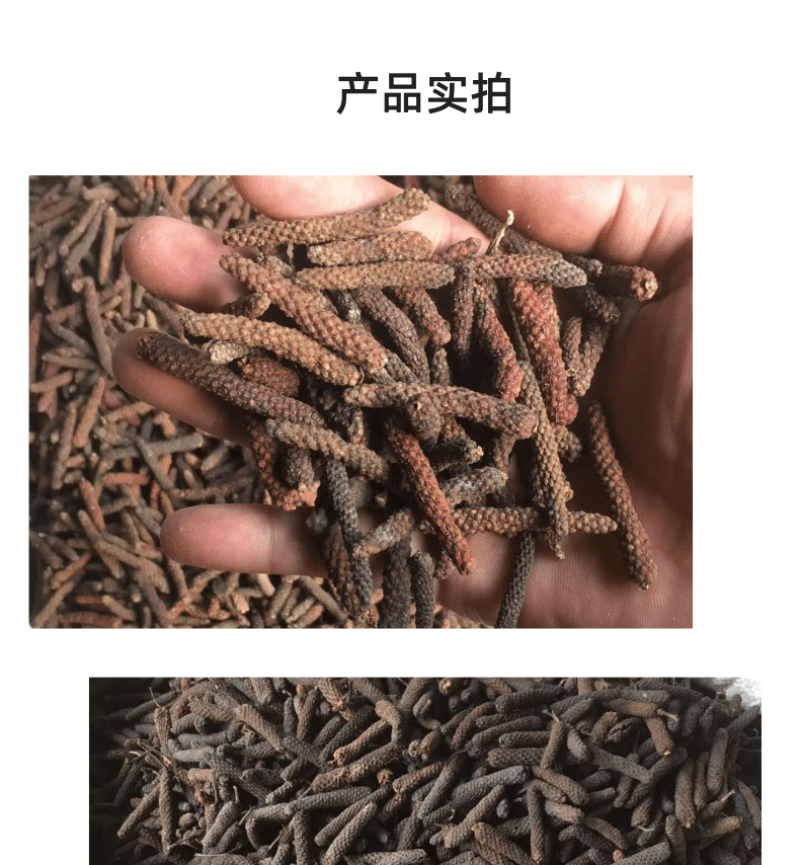 荜茇荜拨足干无硫产地一手货源大中小各种规格