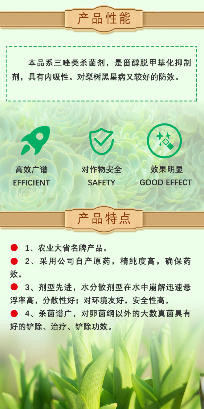 苯醚甲环唑10%黑星病斑枯病农药杀菌剂