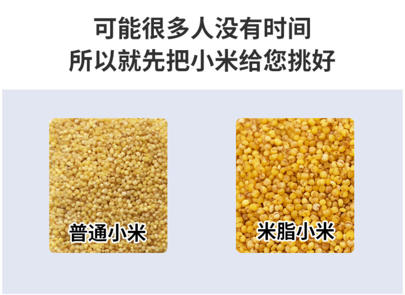 2021年新米陕北米脂黄小米农家自制带米糠营养更全面