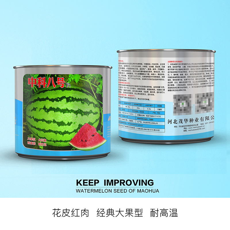 中科茂华西瓜种子中科八号懒汉正宗西农八号大果