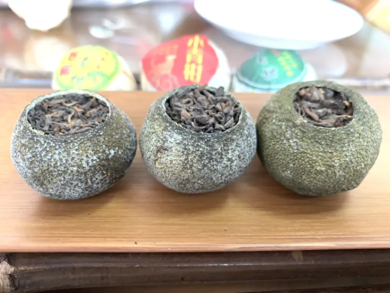 新会小青柑普洱茶熟茶陈皮普洱茶柑普茶500g