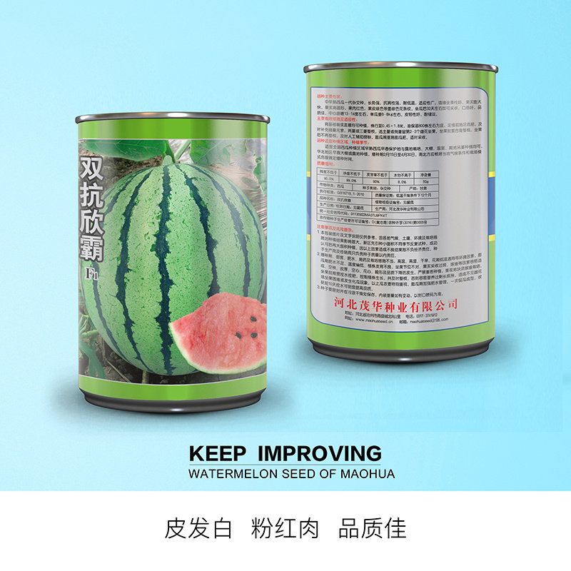 中科茂华经典麒麟西瓜种子杂交双抗欣霸