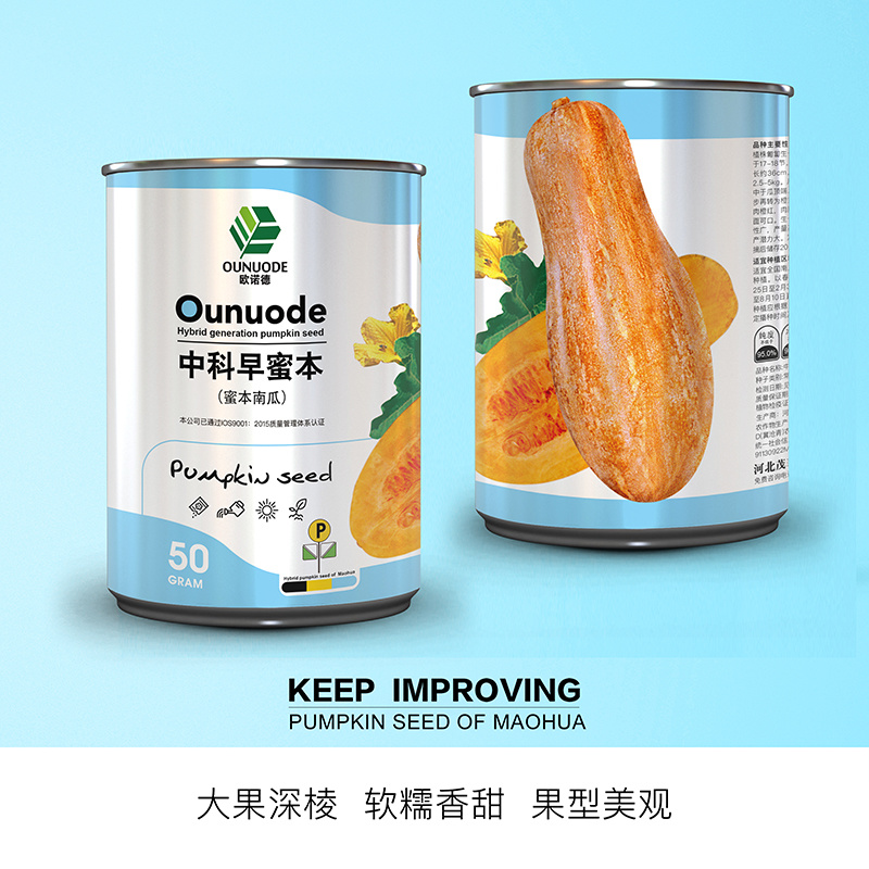 中科茂华蔬菜种子中科早蜜本南瓜种子杂交一代大果早熟