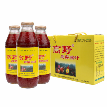 广西乐业县高野刺梨汁4瓶*500ml