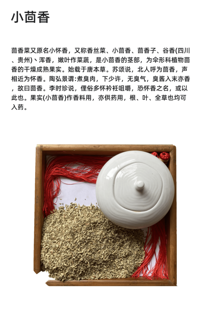 【特级】小茴香特绿粒调料小回香籽足干无硫可打粉炖肉卤料调