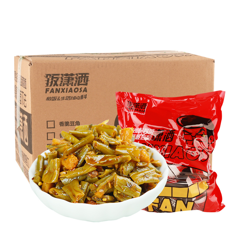 厂家直销香辣下饭菜萝卜干豇豆小菜小包装榨菜袋装外卖配菜泡