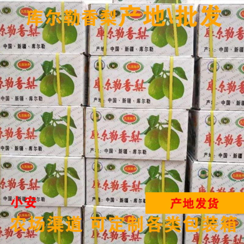 阿克苏香梨特级_农场批发_产地发货_包装可定制_可考察