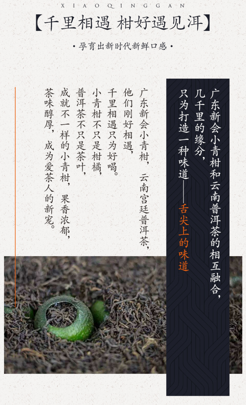 正宗新会小青柑普洱茶500克