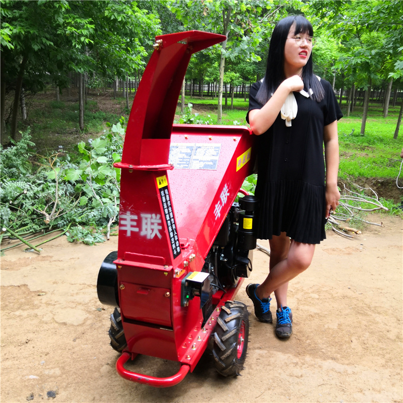 厂家碎枝机城市绿化树枝粉碎机果园树枝树杈破碎碎枝