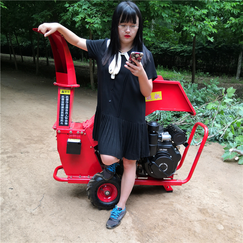 厂家碎枝机城市绿化树枝粉碎机果园树枝树杈破碎碎枝