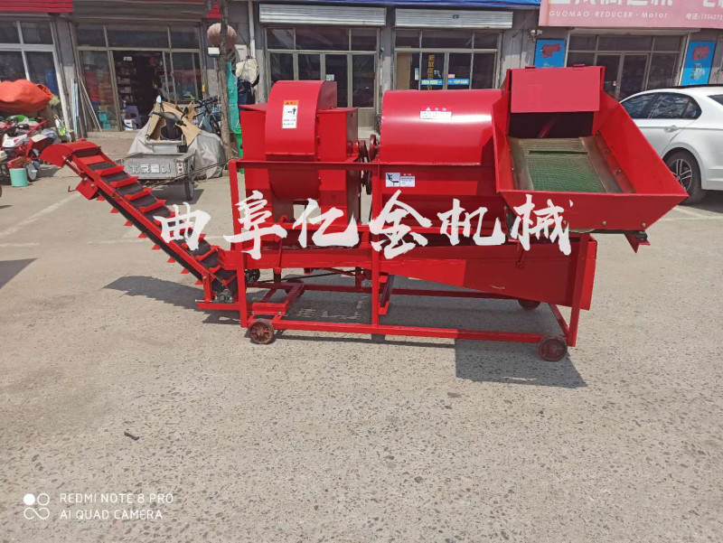 花生秧果分离机全喂入式花生摘果机自动转袋自动上料
