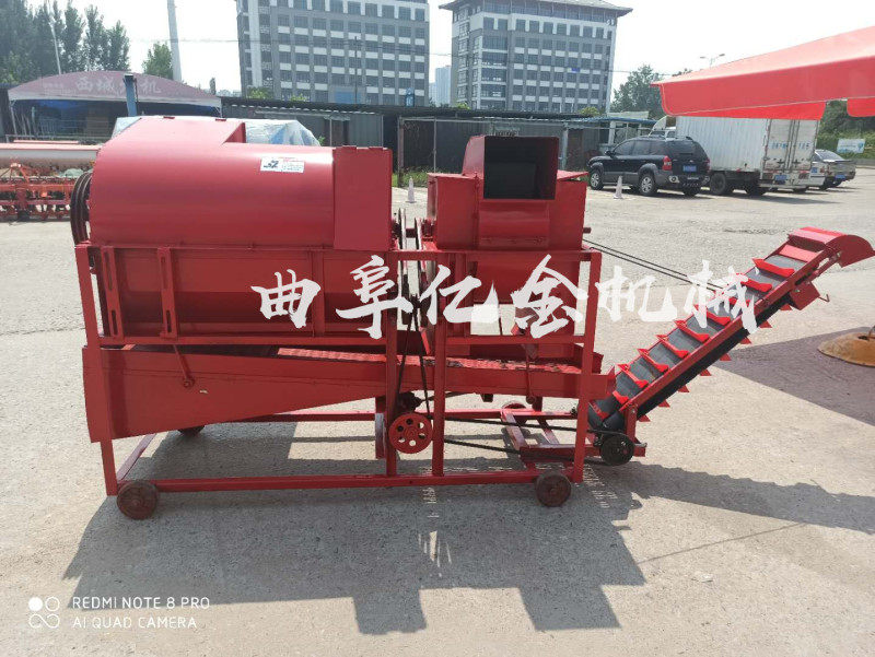 花生秧果分离机全喂入式花生摘果机自动转袋自动上料