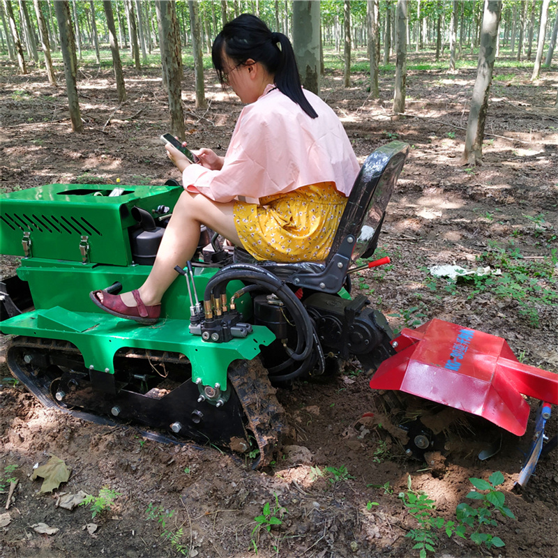 厂家直销多用途小型翻土开沟机犁地式农田专用除草旋耕机