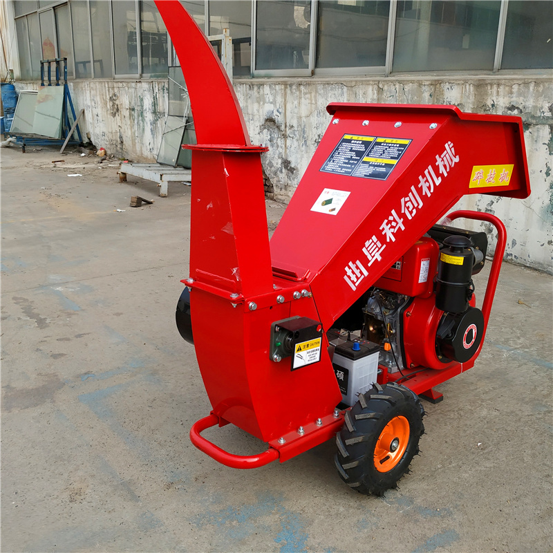 果园枝条破碎机鲜枝条切碎机树枝粉碎后运输方便体积小