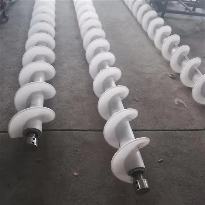 出粪机水平安装的鸡舍出粪绞龙耐腐蚀尼龙清粪机