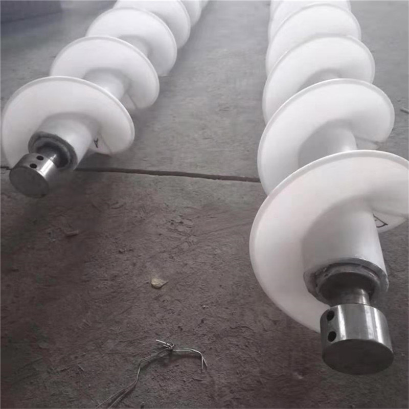 出粪机水平安装的鸡舍出粪绞龙耐腐蚀尼龙清粪机