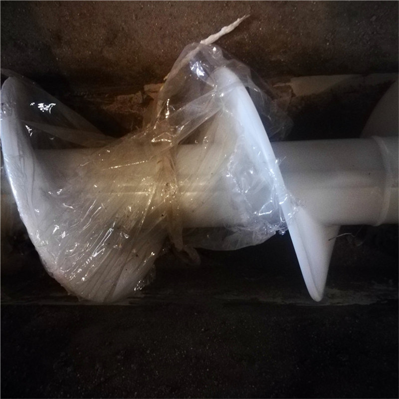 出粪机水平安装的鸡舍出粪绞龙耐腐蚀尼龙清粪机
