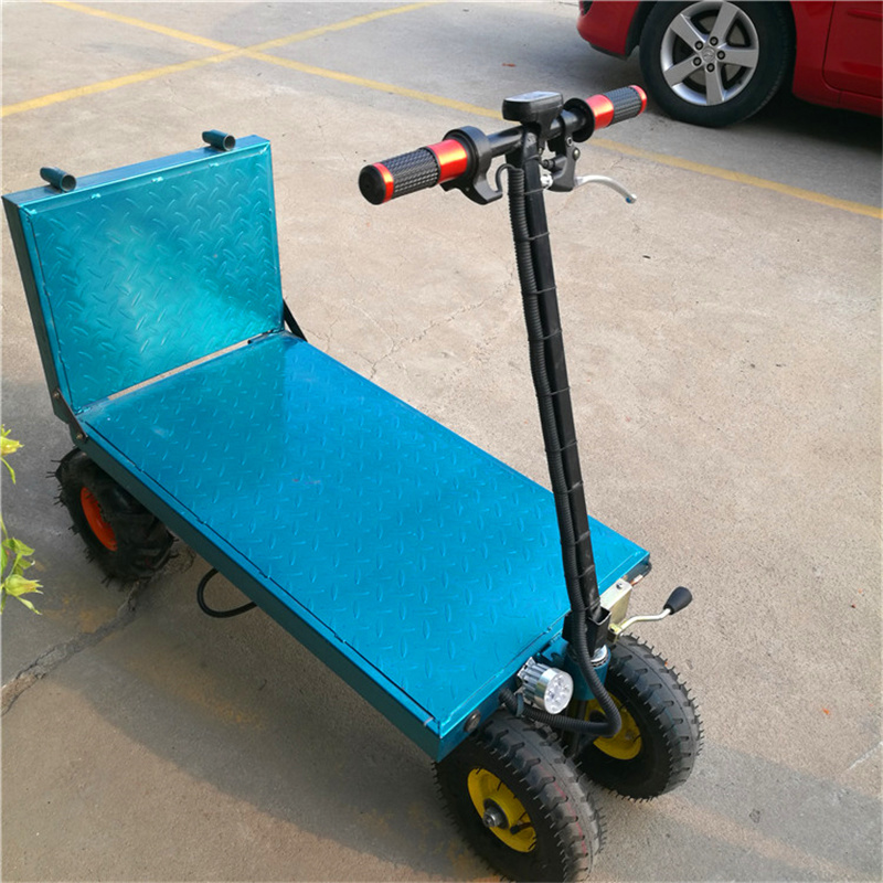 工具车-蔬菜大棚电动运输车农用果园饲料平板车拉货车厂家直