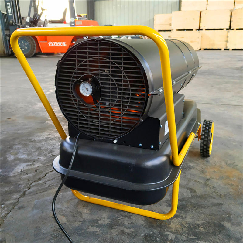 养殖育苗暖风机柴油热风器30kw燃油大棚工业热风机