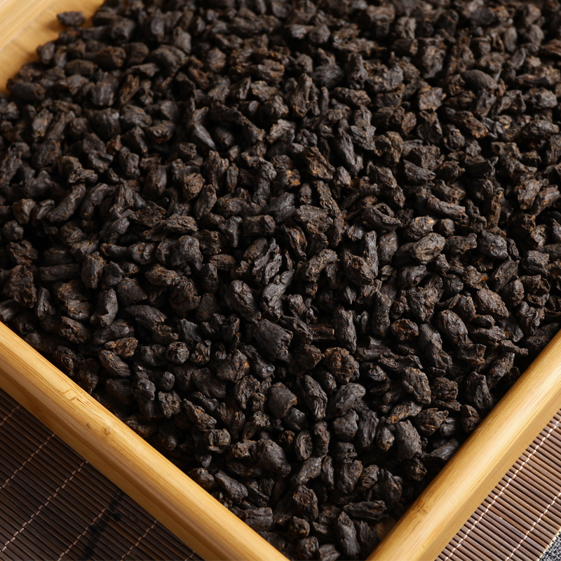 糯香味十足碎银子茶化石500g/罐云南普洱茶非饼茶