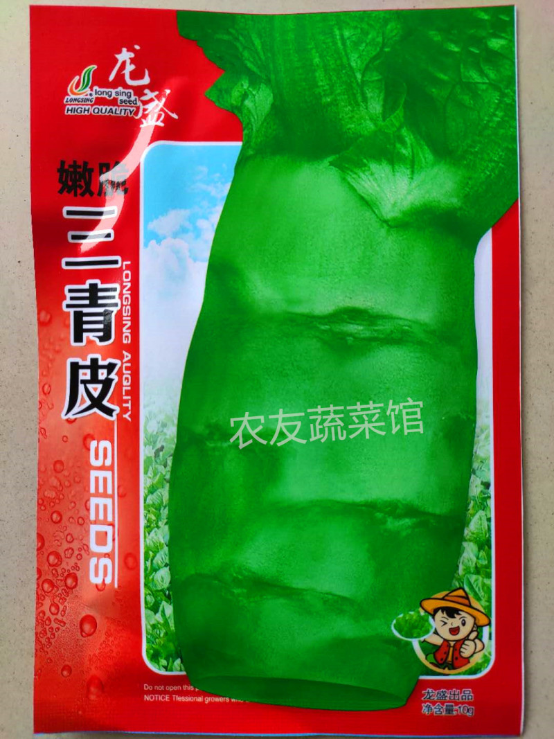 三青皮莴笋种子高产稳产抗热耐寒清香脆爽春夏秋主栽