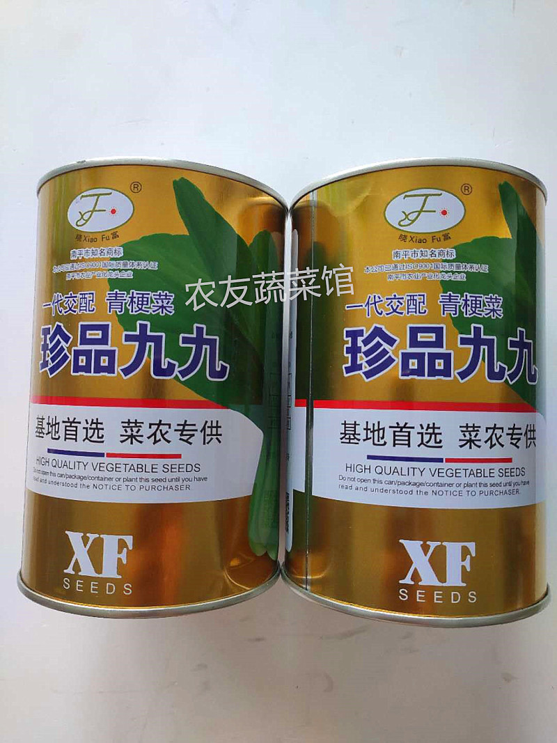 青梗菜种子晓富珍品九九高产抗病抗热耐雨耐贮运春秋播优质小