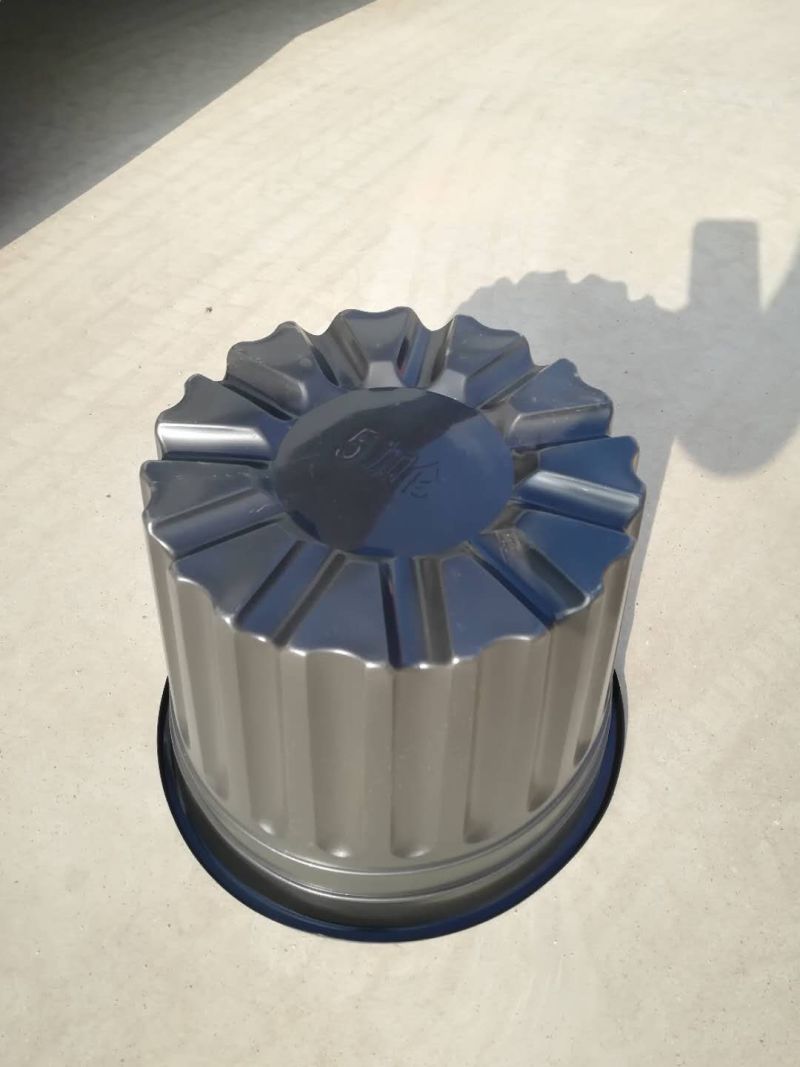 黑色五仑盆上口径297mm桶高232mm底径226mm
