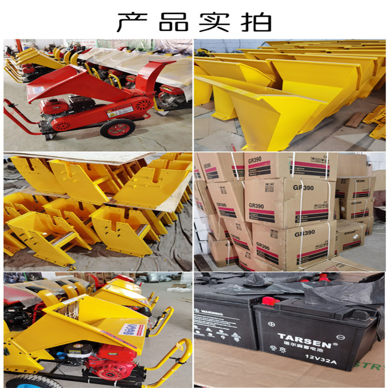 树枝残叶粉碎机小型园林枝条碎枝机市政绿化粉碎机