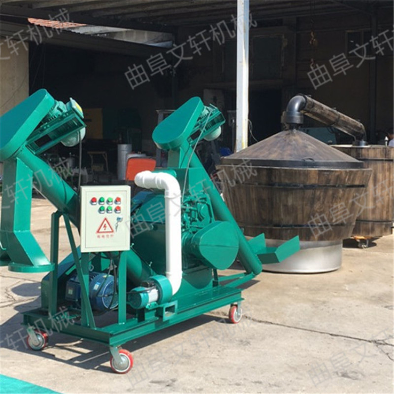 大豆挤扁破碎机的价格文轩牌花生油菜籽脱粒机对辊粉碎机