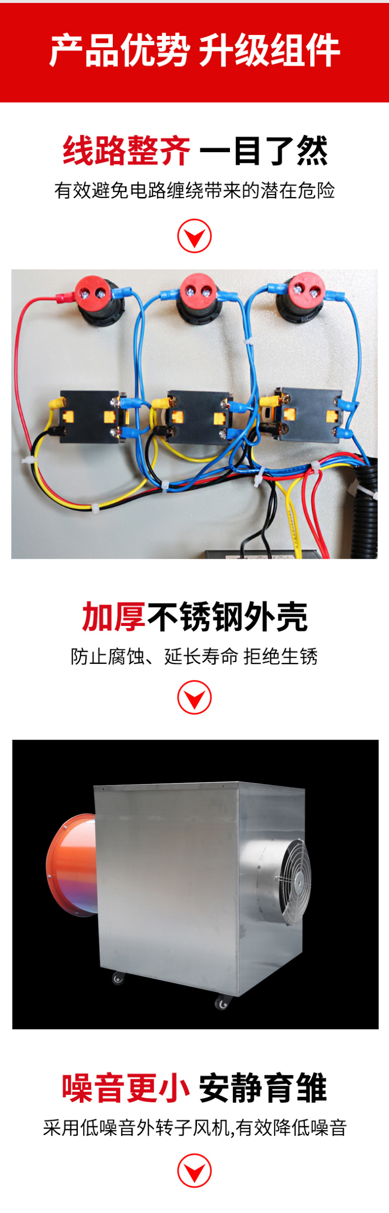 智能暖风机节能环保升温快大棚养殖种植育苗加温升温防寒供暖