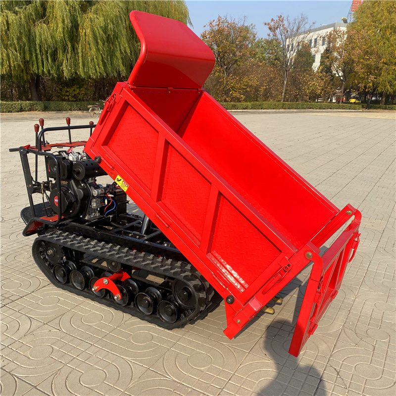移动式柴油液压升降小型运输车果园平地运输车车间模具转
