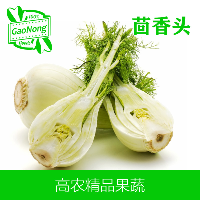 【高农果蔬】新鲜茴香头西餐配料调料用品球茎味浓沙拉茴香菜