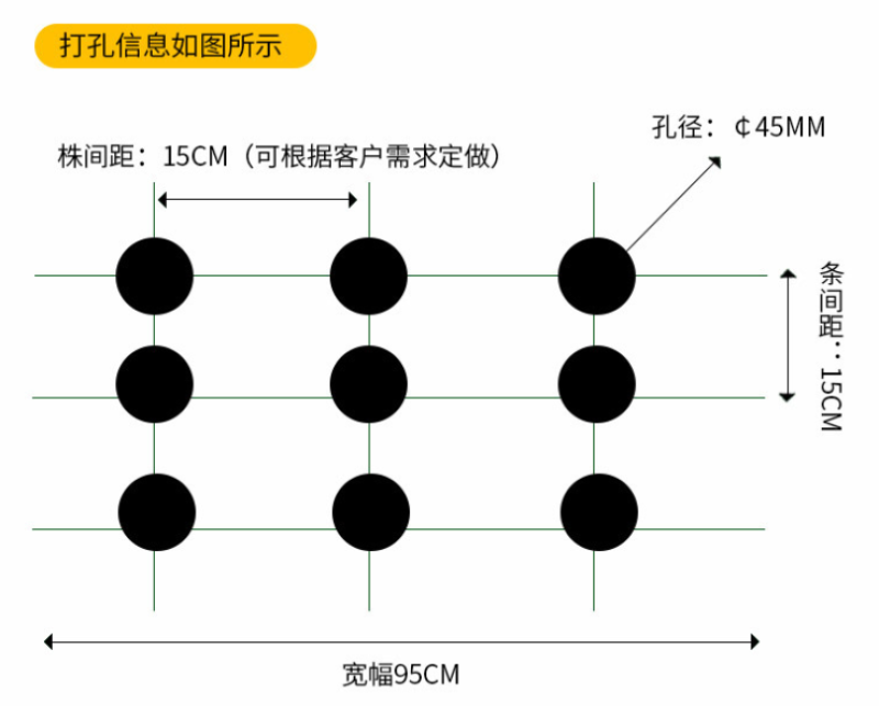 黑色打孔地膜-大棚农用-优质供应商