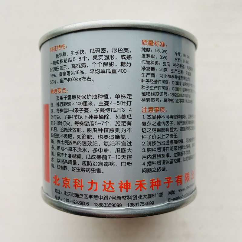 羊角蜜甜瓜种子产量高口感好商品性佳大田用种