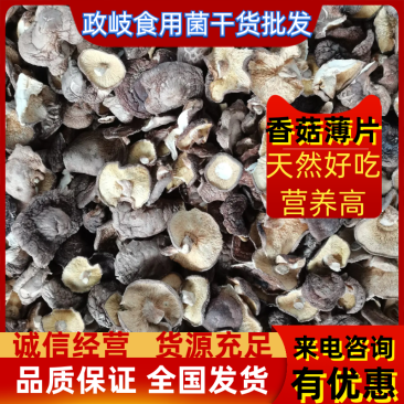 干香菇大薄片干香菇片原产地发货土特产干货源充足稳定