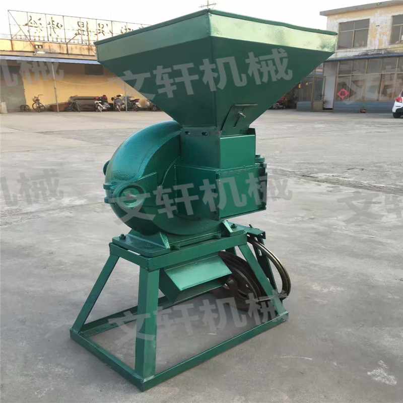 内蒙豆秸粉碎机可拖拉机带动粉碎机的价格文轩牌小型锤片
