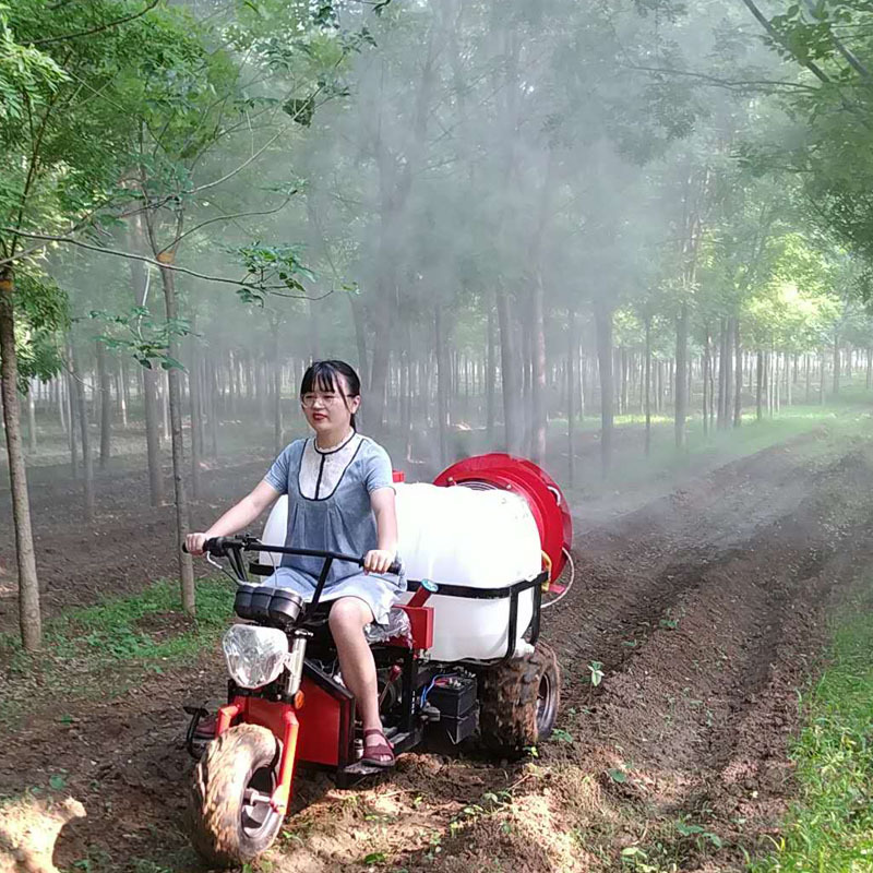 运输打药双功能果园喷药车减震乘坐式果树杀虫喷雾车苗木