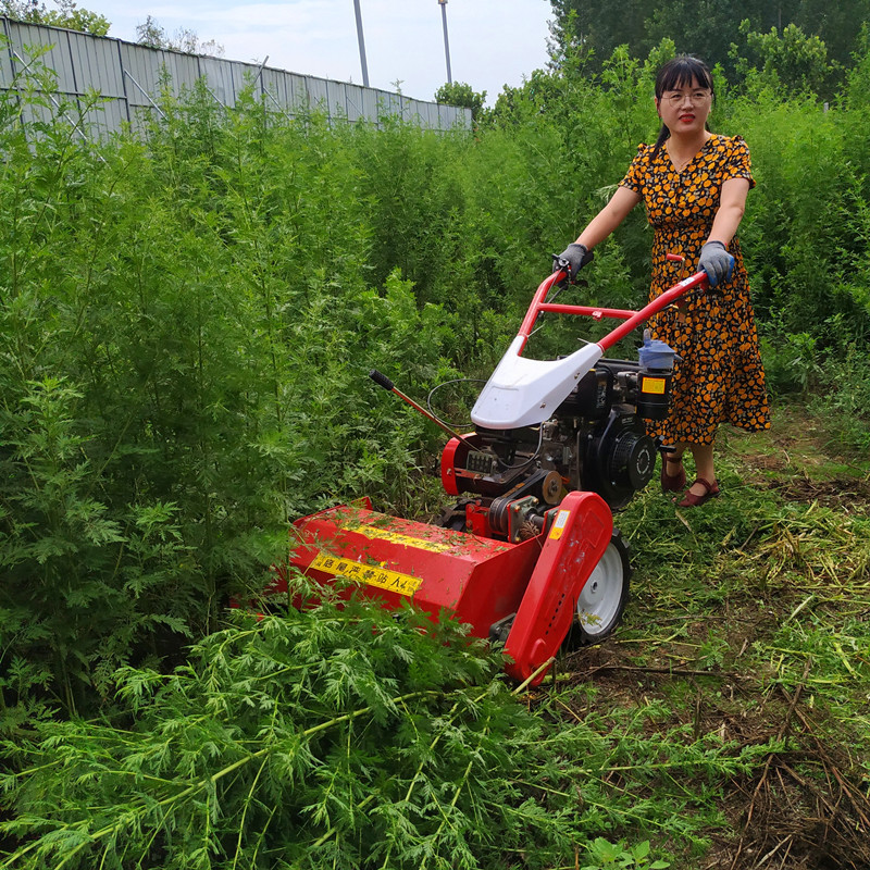 柴油碎草还田一体机园林灭草机小型农场割草碎草机厂家直