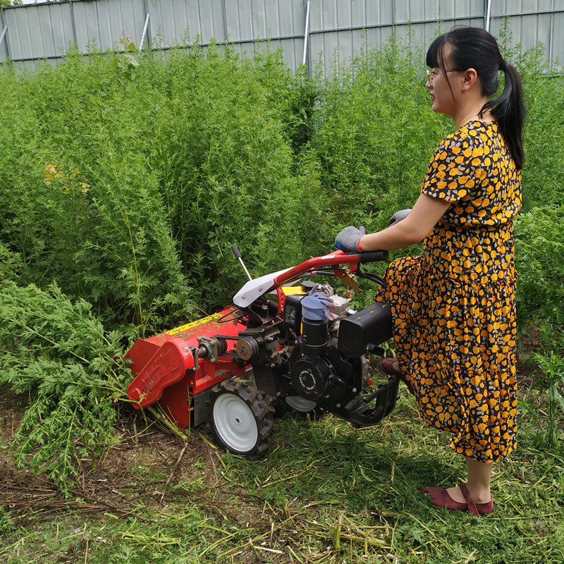 柴油碎草还田一体机园林灭草机小型农场割草碎草机厂家直