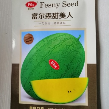 早熟西瓜种子绿皮黄瓤西瓜种子一代杂交大田用种